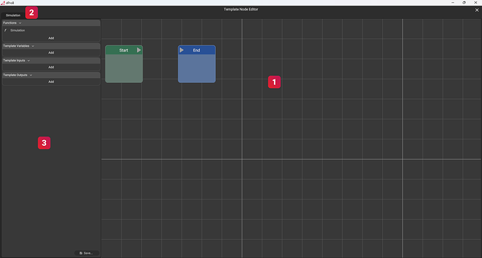 Template Editor Übersicht